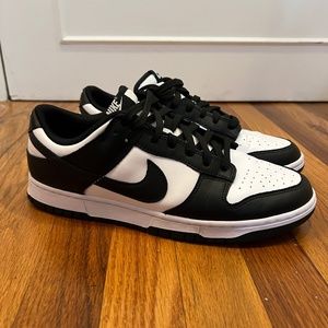 Nike Dunk Low Black White / Panda size 10 mens